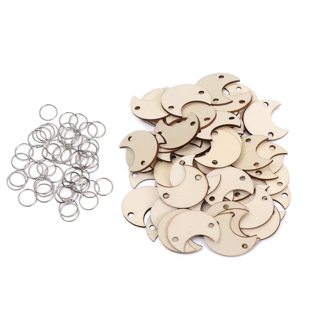 Easter Craft Embellishment Set - 50pcs/set DIY Crafts Embellishments Star/Heart/Round Shape
