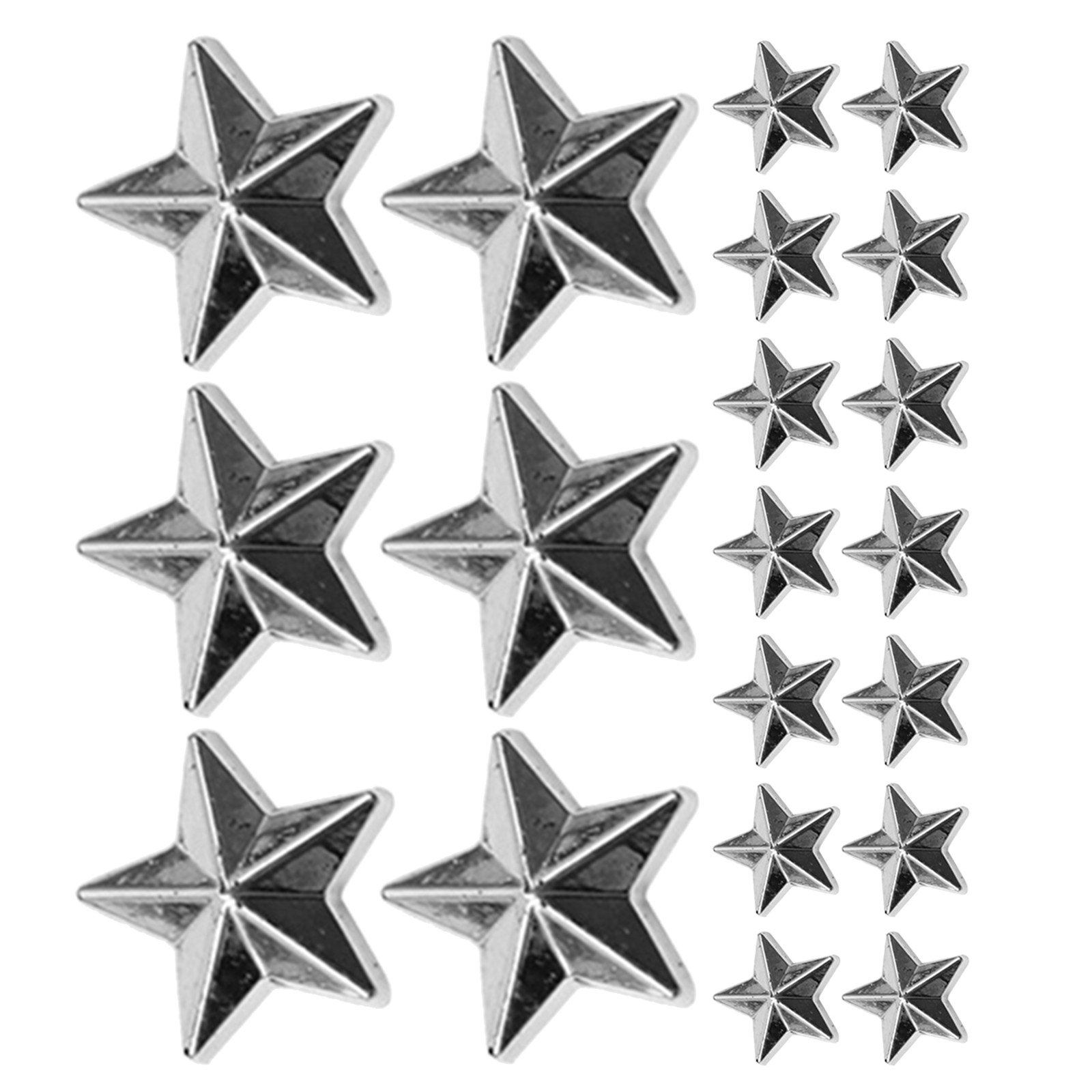 Embellish Craft - 300Pcs Flat Back Acrylic Star Embellishment