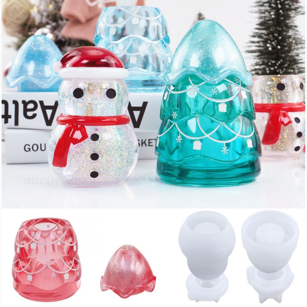 Christmas Storage Jar Epoxy Re - đánh giá và giá Craft Embellishment Storage