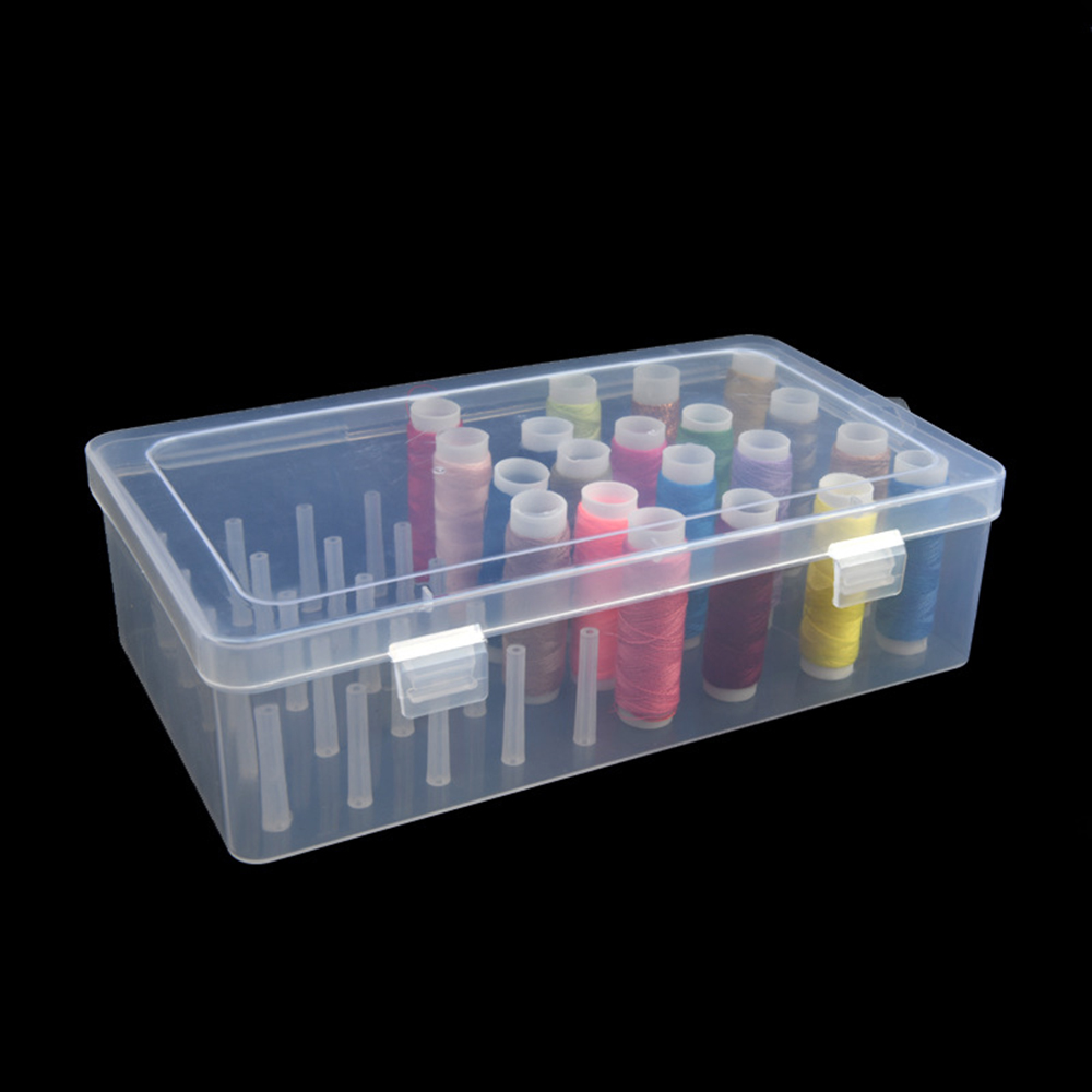 New Sewing Thread Box 42 Piece - đánh giá và giá Craft Embellishment Storage
