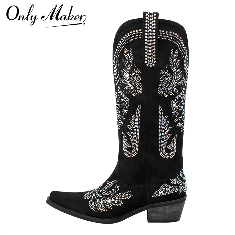 Onlymaker Women Pointed Toe Rh - đánh giá và giá Sew On Rhinestone
