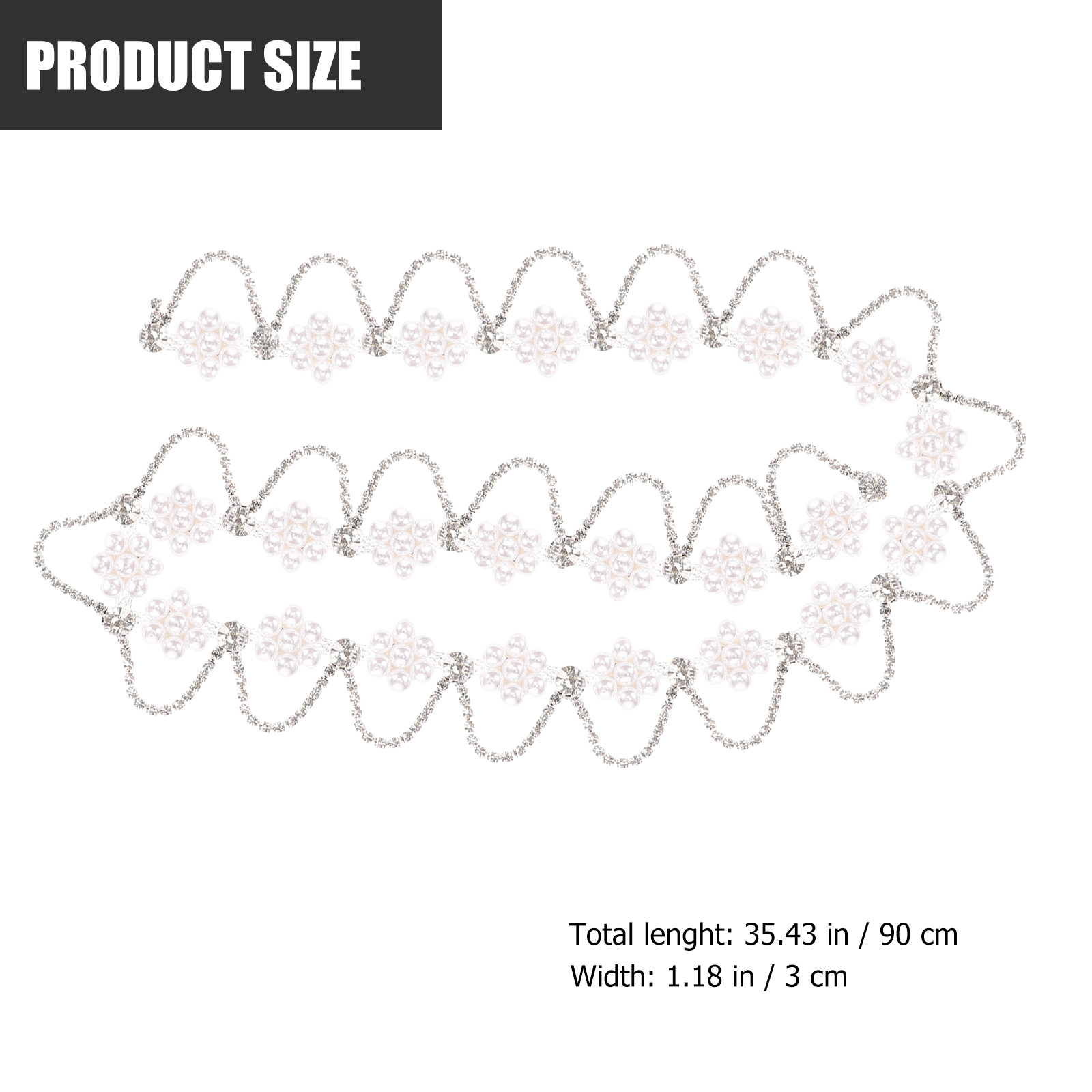 Premium Rhinestone Pearl Chain - đánh giá và giá Pearl Trim Chain