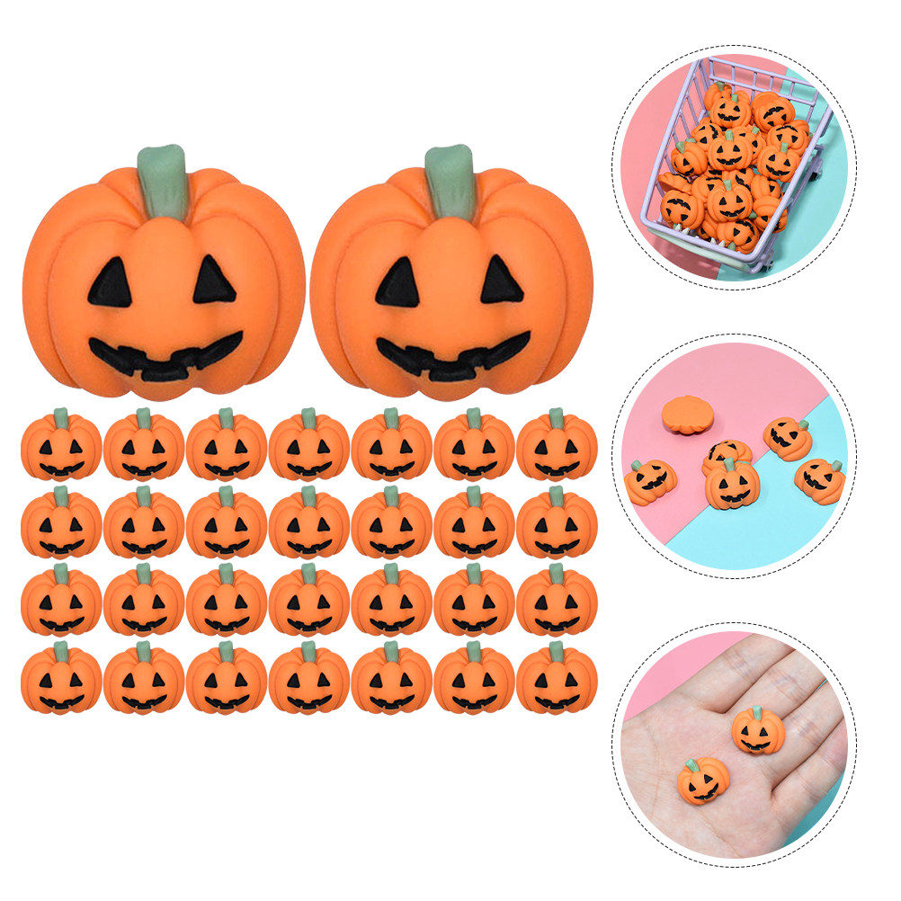 50Pcs Tiny Resin Pumpkin Charm - đánh giá và giá Embellish Craft