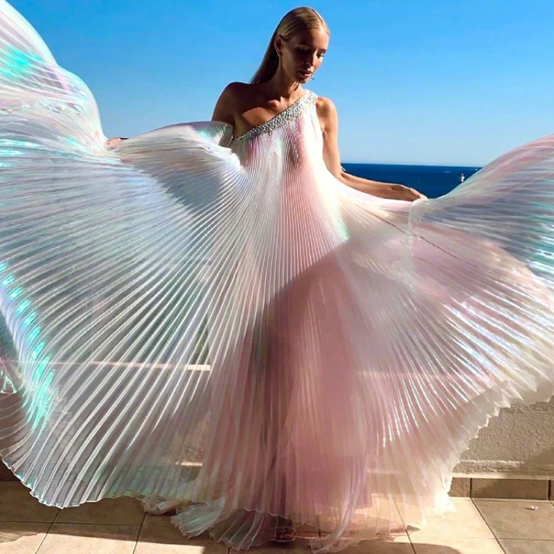 Organ Pleated Fabric Illusory  - đánh giá và giá Crystal Mesh Fabric