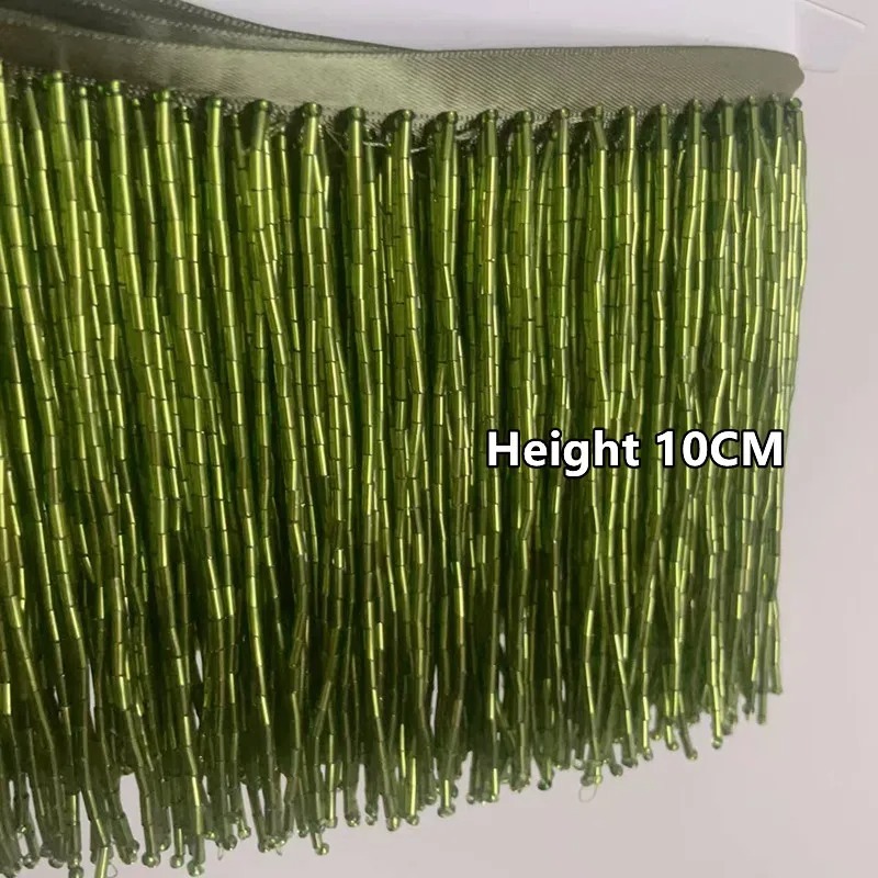 10CM Silver Red Bead Tube Tass - đánh giá và giá Tassel Fringe Trim