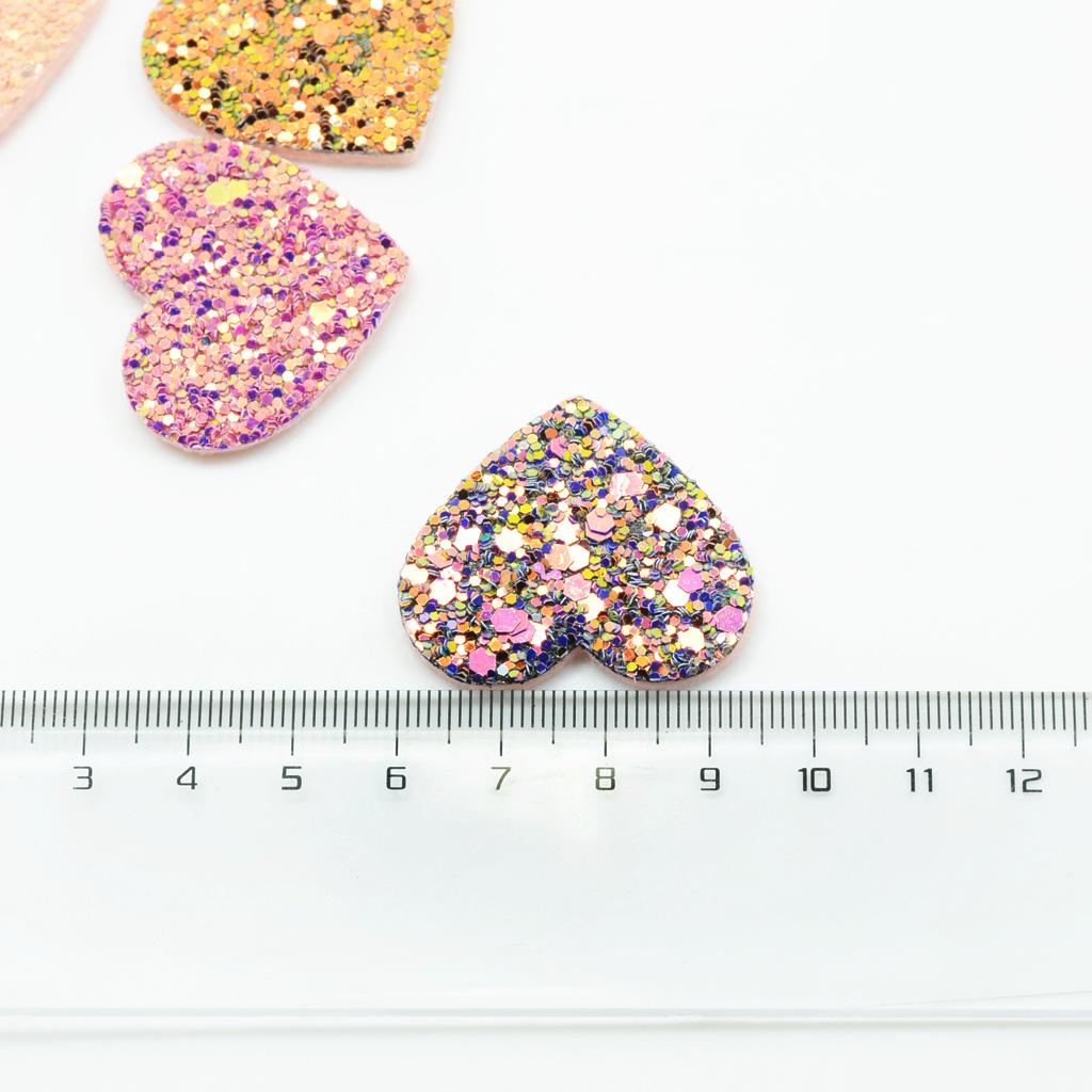 Glitter Heart Felt Applique Se - đánh giá và giá Embellishments For Scrapbooking