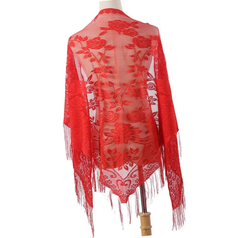 Khăn choàng ren thời trang 652 - đánh giá và giá Tassel Fringe Trim
