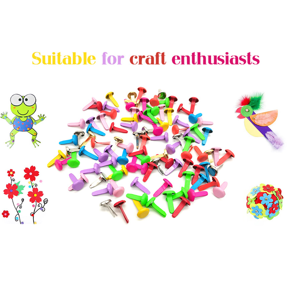 100pcs/Bag Mix Pattern Round M - đánh giá và giá Embellishments For Scrapbooking