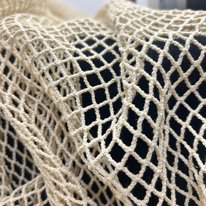 Cotton Linen Fish Net Fabric L - đánh giá và giá Crystal Mesh Fabric