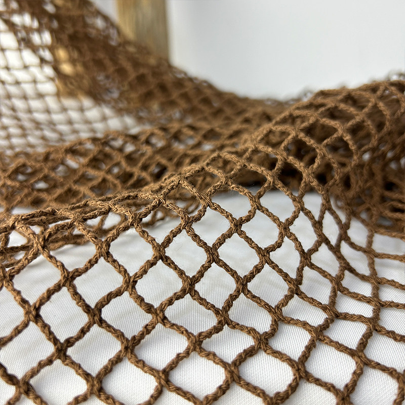 Cotton Linen Fish Net Fabric L - đánh giá và giá Crystal Mesh Fabric